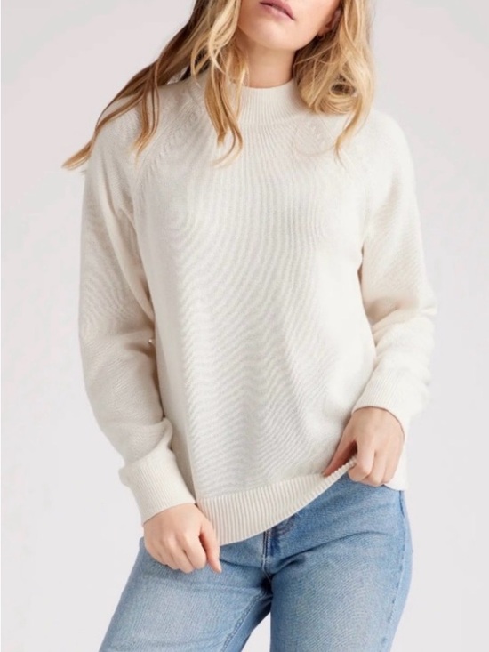Quince Sweaters - Quince 100% Organic Cotton Mock Neck Sweater